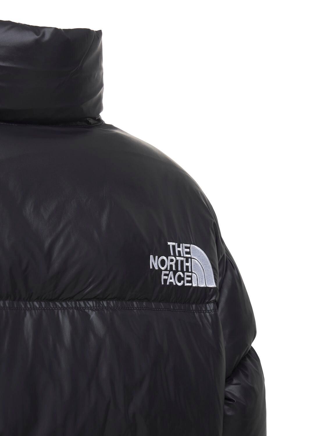 The North Face Nuptse Cropped Down Jacket in Black | Lyst