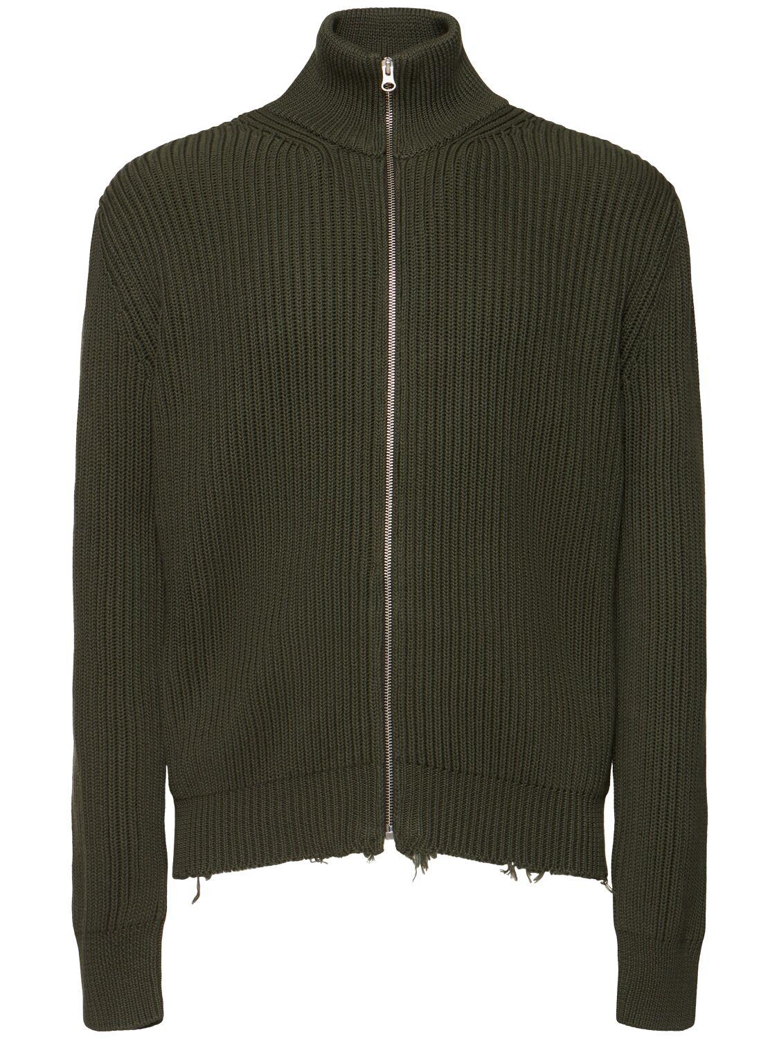MM6 by Maison Martin Margiela メンズ グリーン Camionneur ジップ 