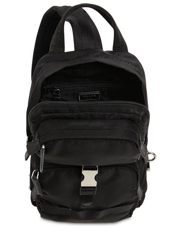Prada single shop strap backpack