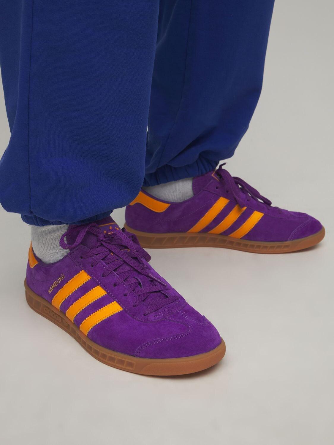 adidas Originals Hamburg Sneakers in Purple for Men | Lyst