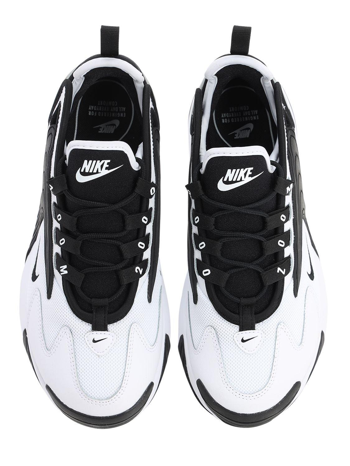 Nike Leather Zoom 2k in White/Black (Black) - Lyst