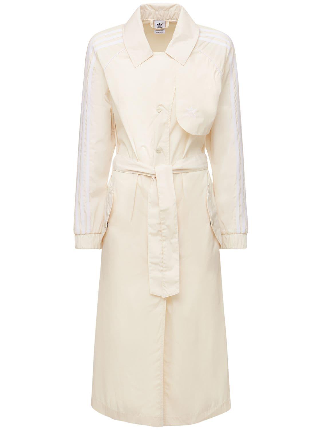 adidas Originals Trench Coat in Natural Lyst