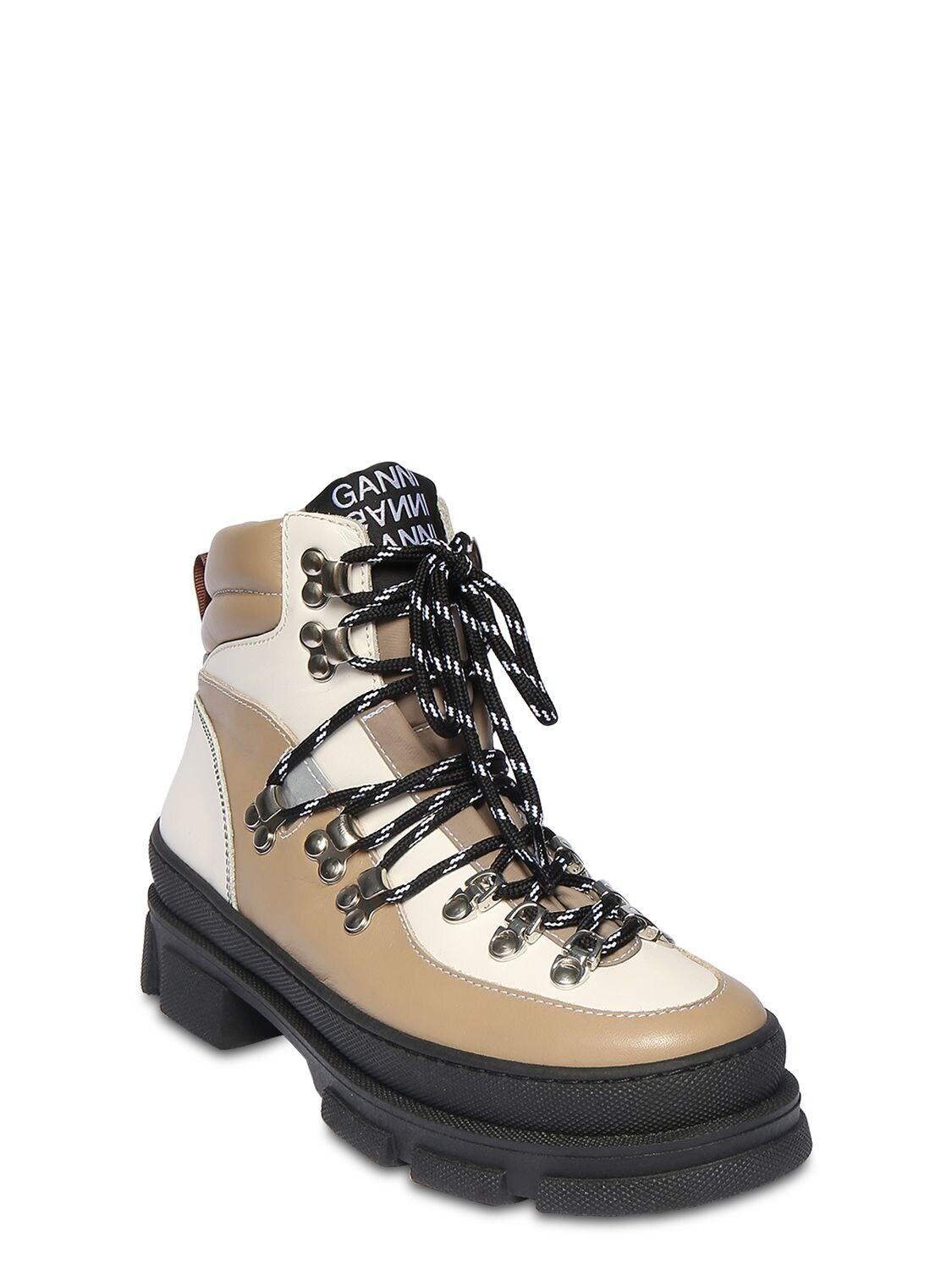 ganni hiking boots