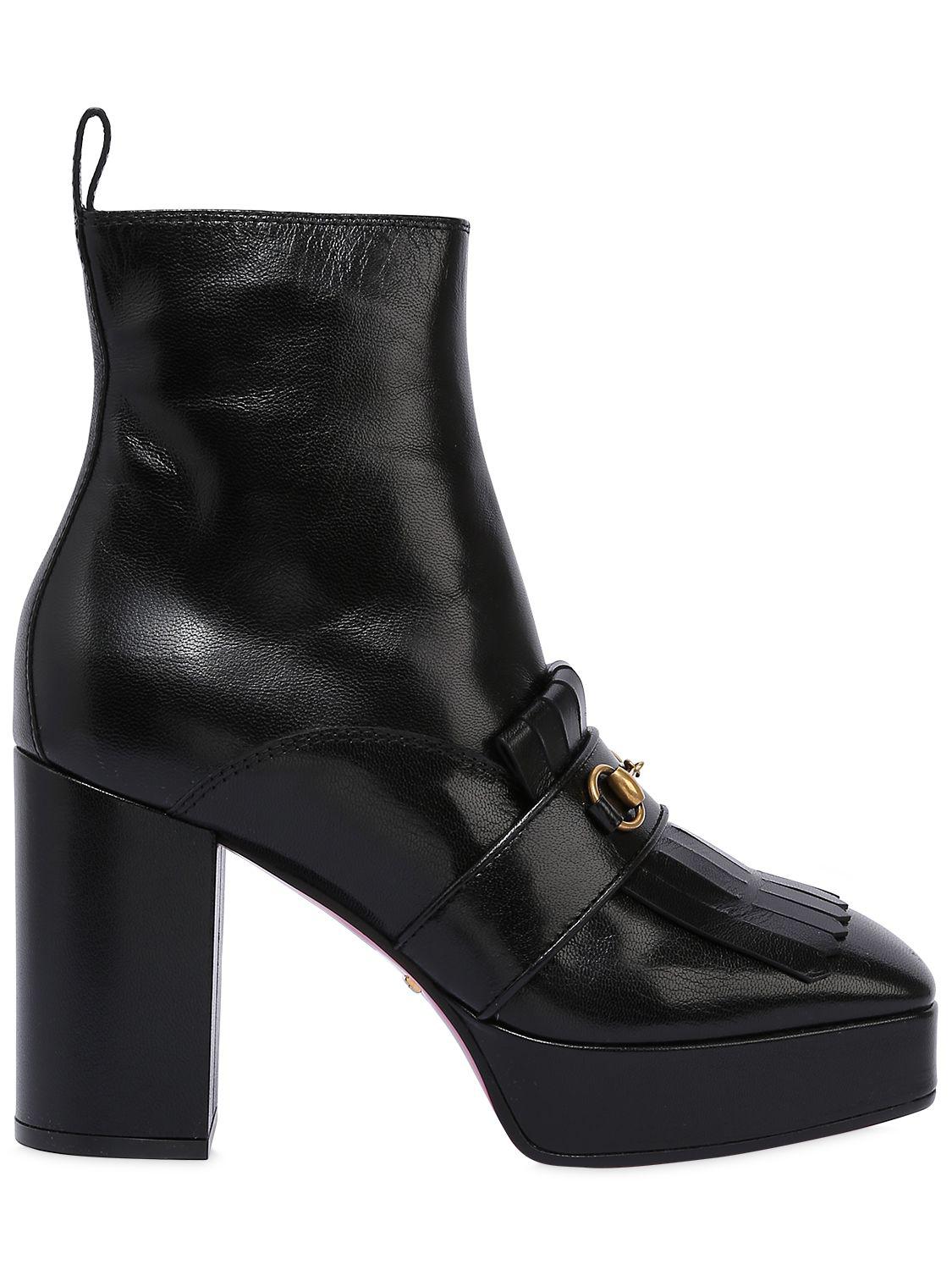 gucci platform boots