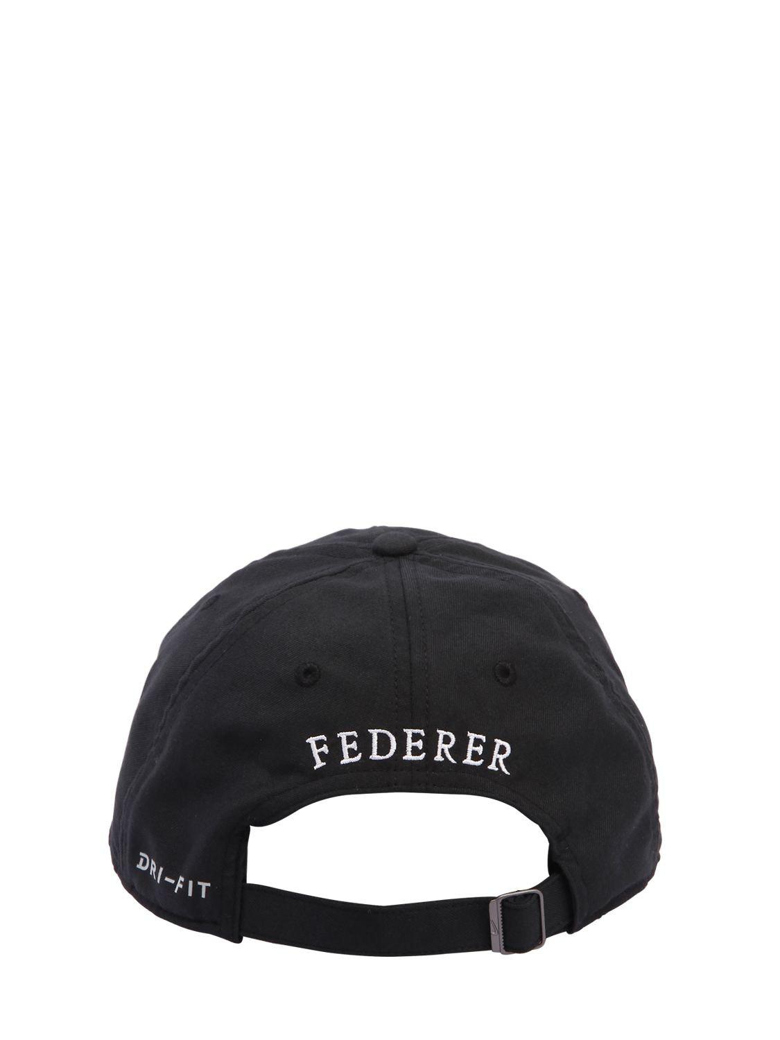 Nike Roger Federer Aerobill Heritage86 Hat in Black | Lyst
