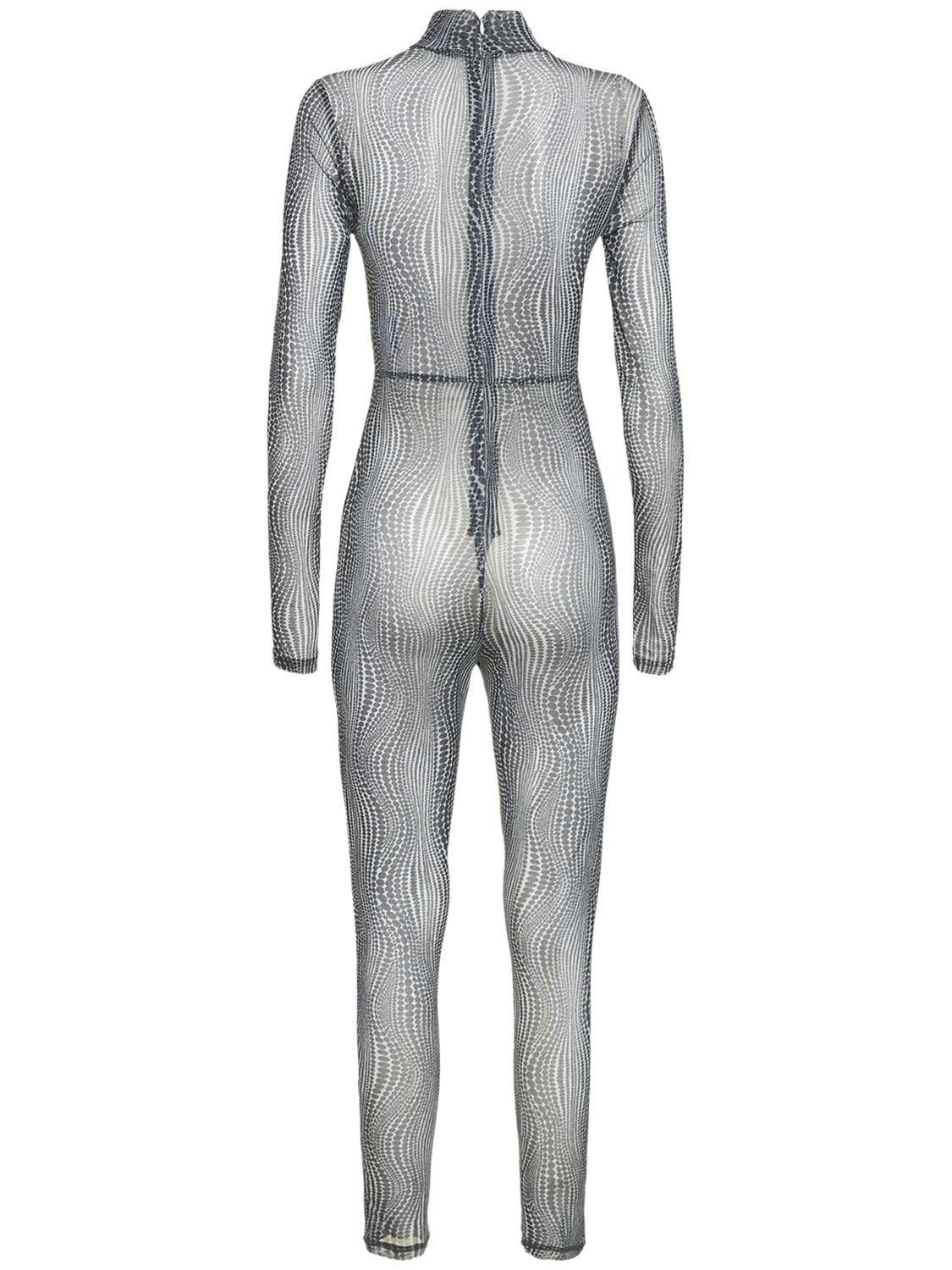 Reebok Cardi B Jumpsuit in Gray | Lyst