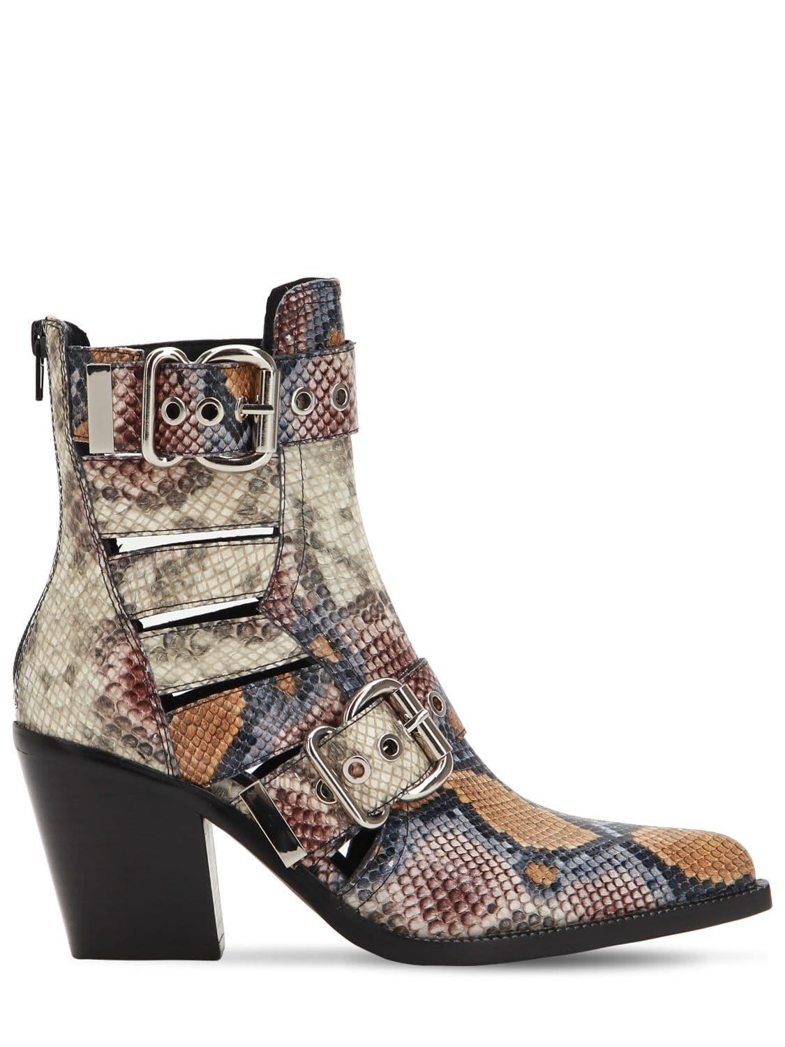 jeffrey campbell snake skin boots