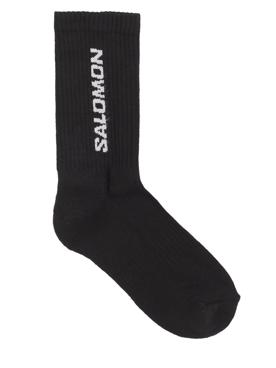 Salomon Everyday Crew 3-pack Of Socks in Black for Men | Lyst