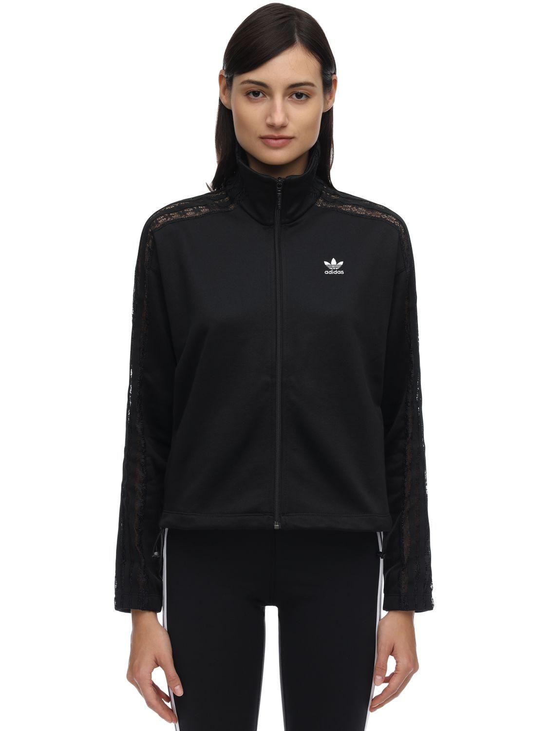 adidas lace track jacket