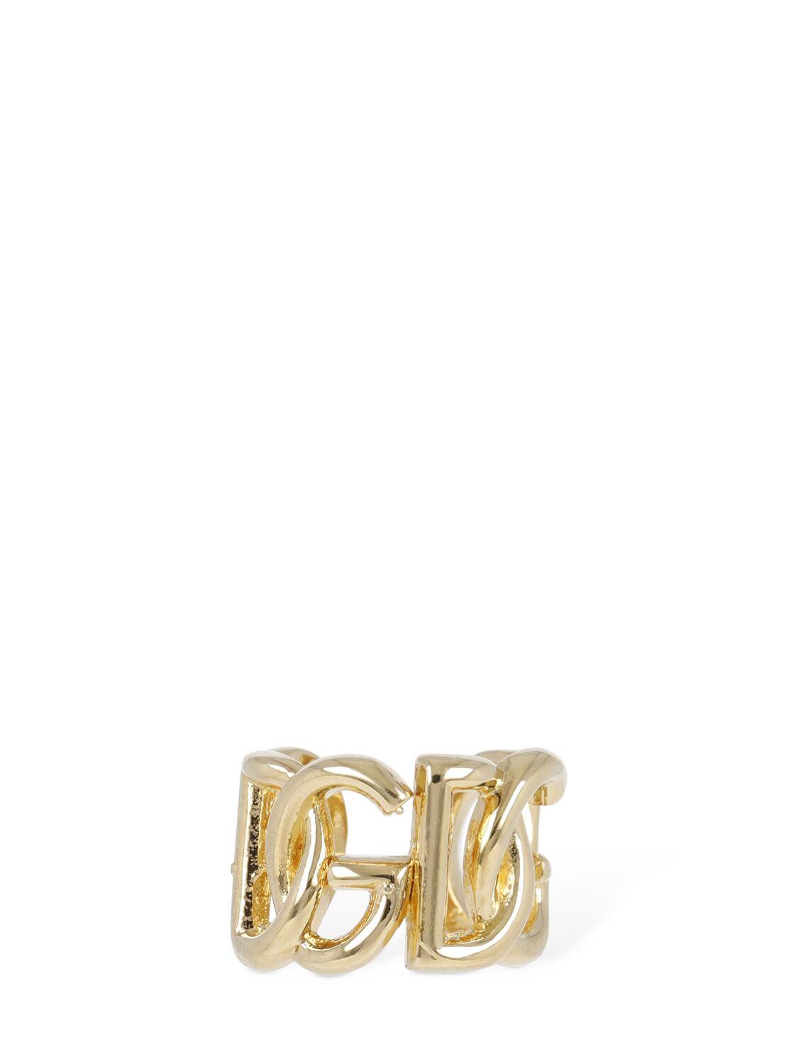 Dolce & Gabbana Ohrmanschette Mit Dg-logo in Mettallic | Lyst DE