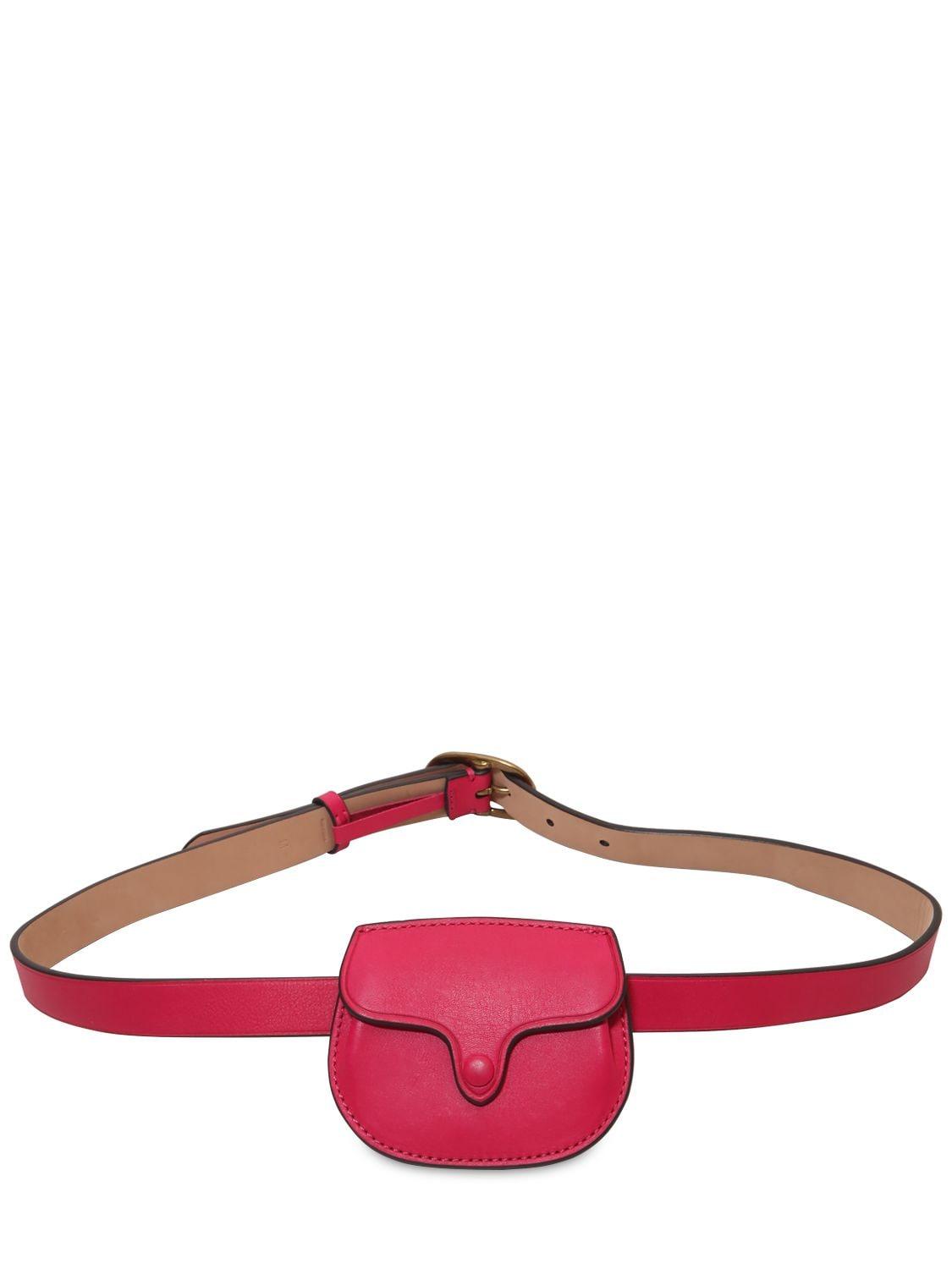 Polo Ralph Lauren Leather Belt Bag - Lyst