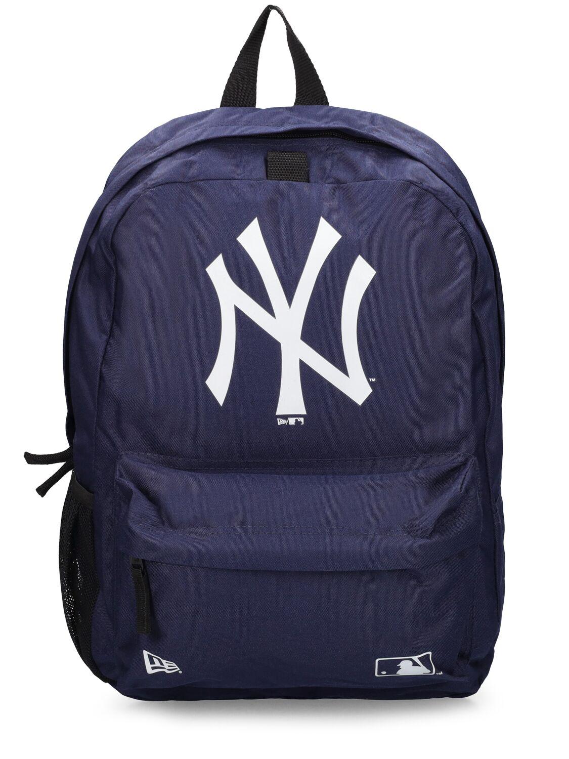 backpack New Era Stadium MLB New York Yankees - Woodland Camo/Black 