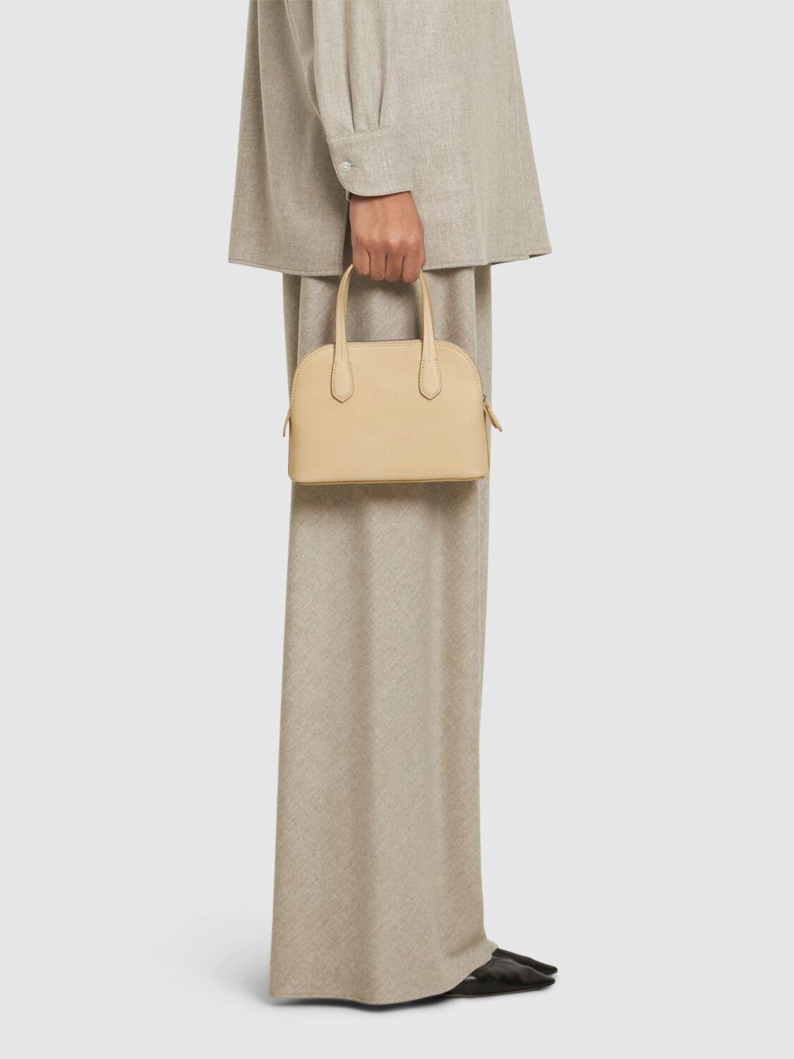 【THE ROW】 Ingrid saddle シャイニーレザーバッグ The Row Ingrid Saddle Shiny Leather Bag - Shoulder Bags
