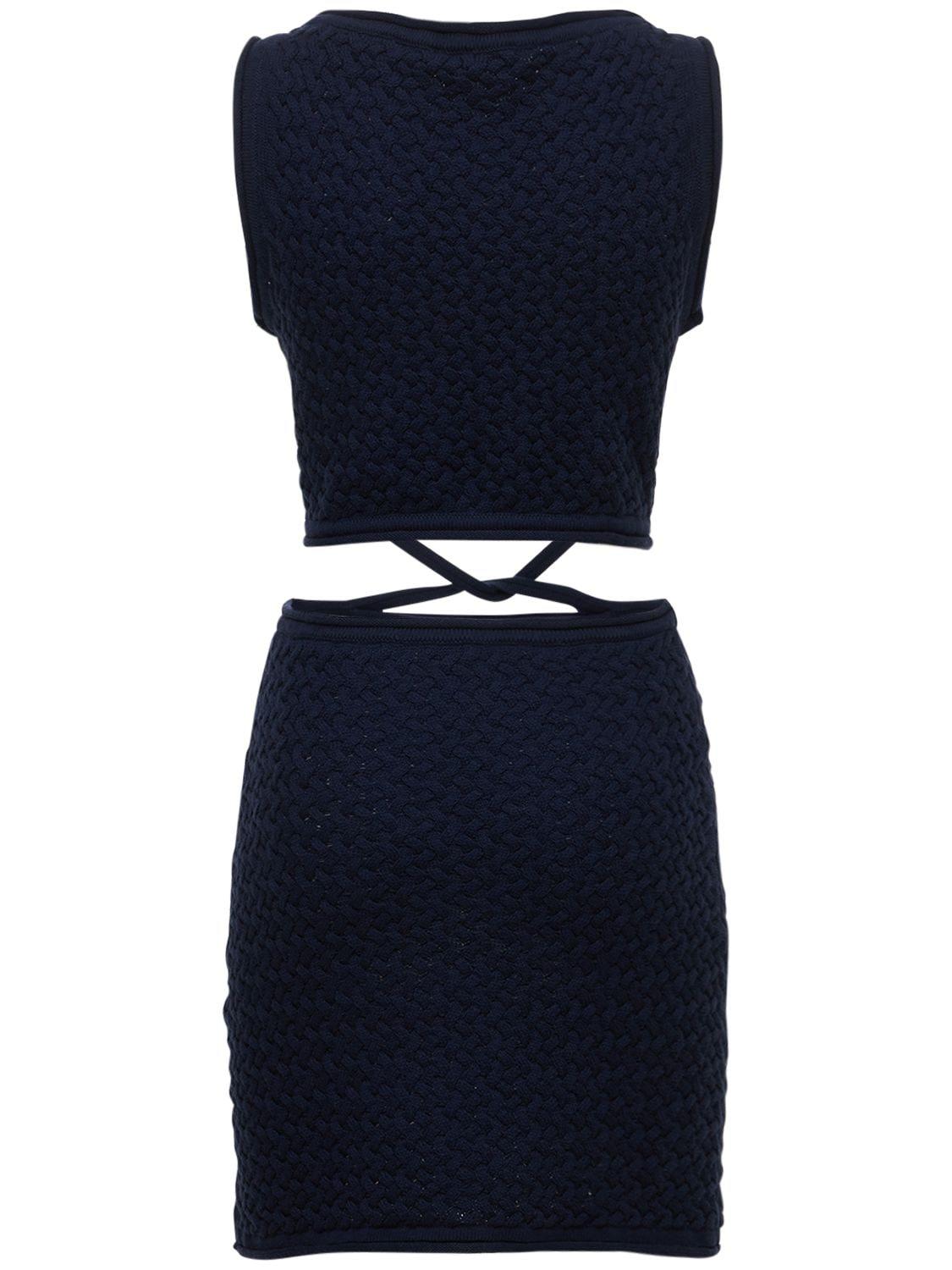 Bridge Effie Knit Cut Out Mini Dress 