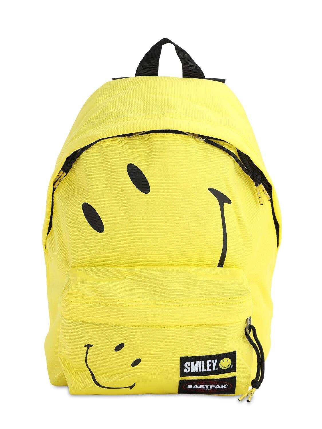 Dor vroegrijp Detector Eastpak 10 L Orbit Smiley Backpack in Yellow | Lyst