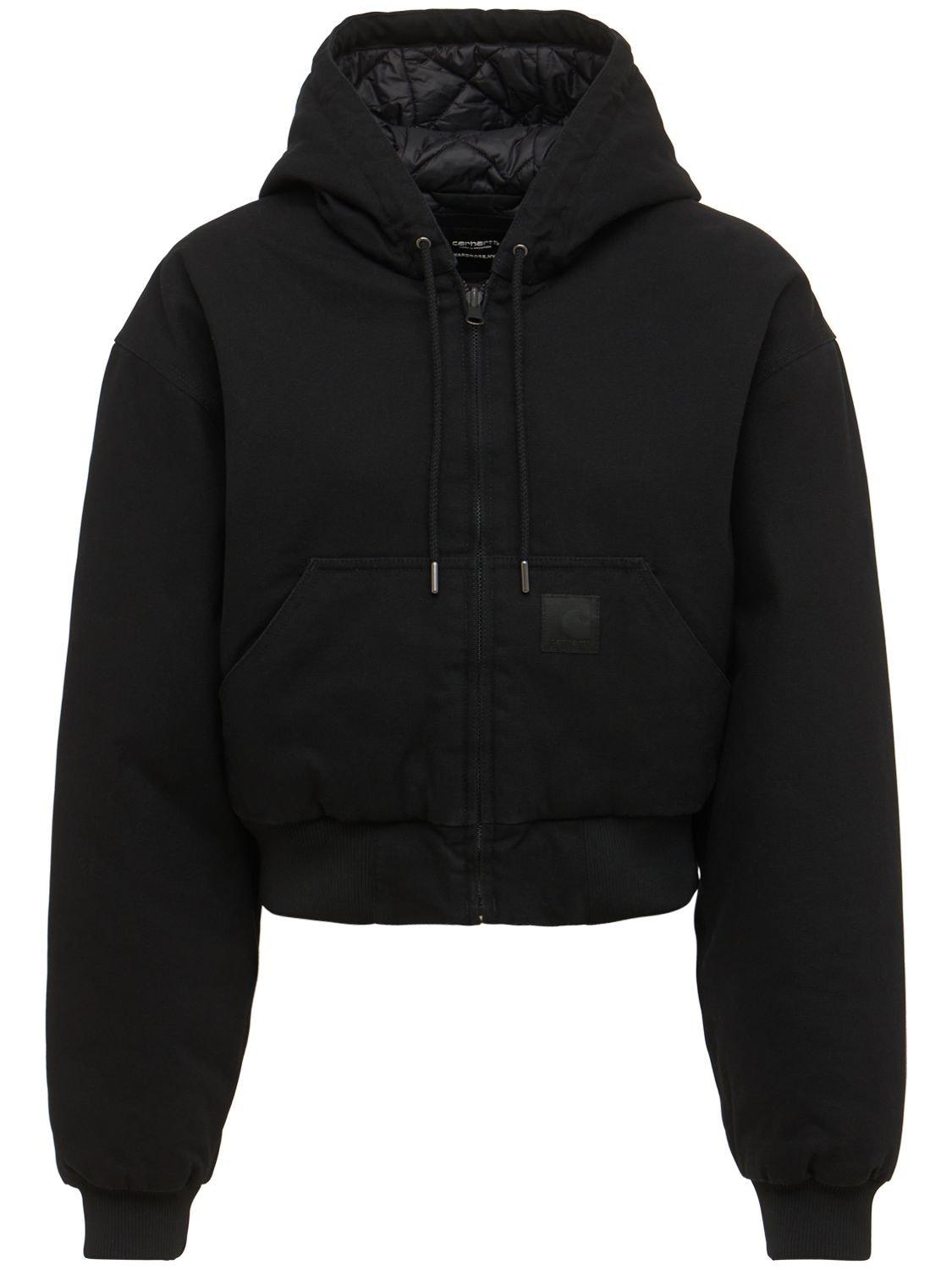 Wardrobe NYC Carhartt Wip Reversible Cropped Jacket in Black | Lyst
