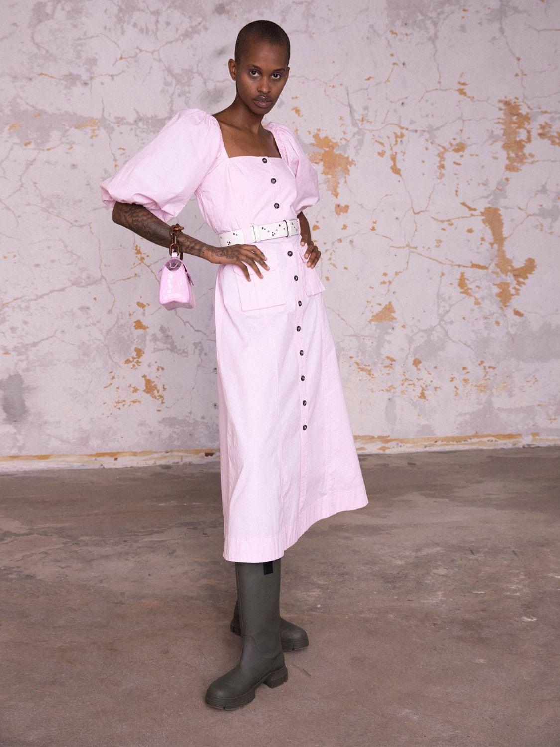Ganni on sale cotton dress