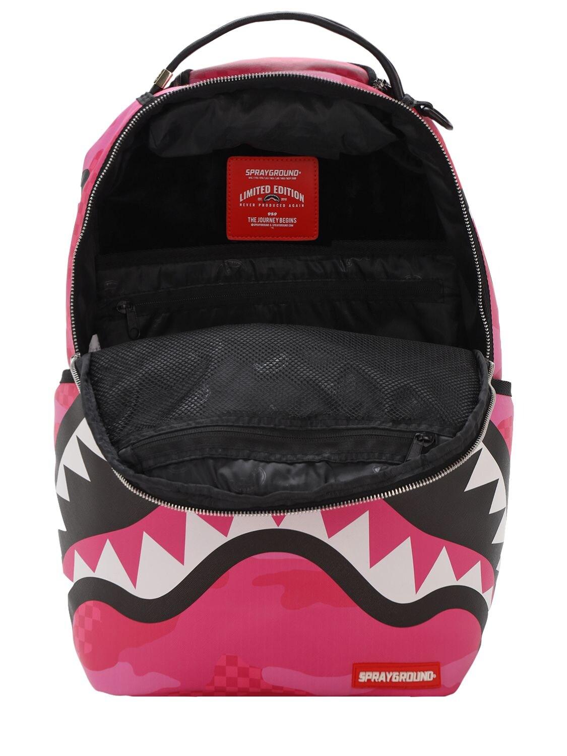 Share 77+ sprayground anime camo pink backpack