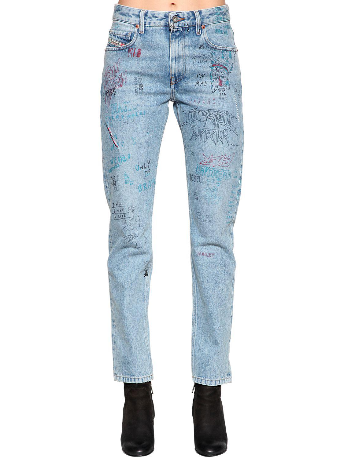 diesel graffiti jeans