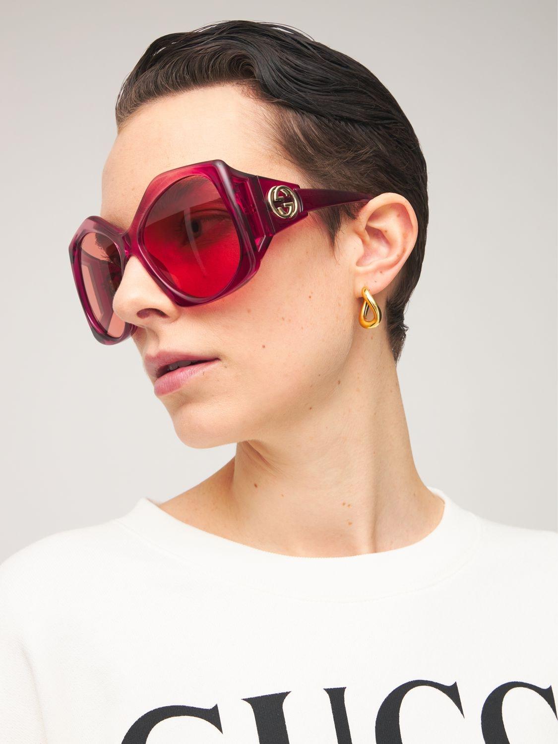 Gucci Gg0875s Oversize Sunglasses | Lyst