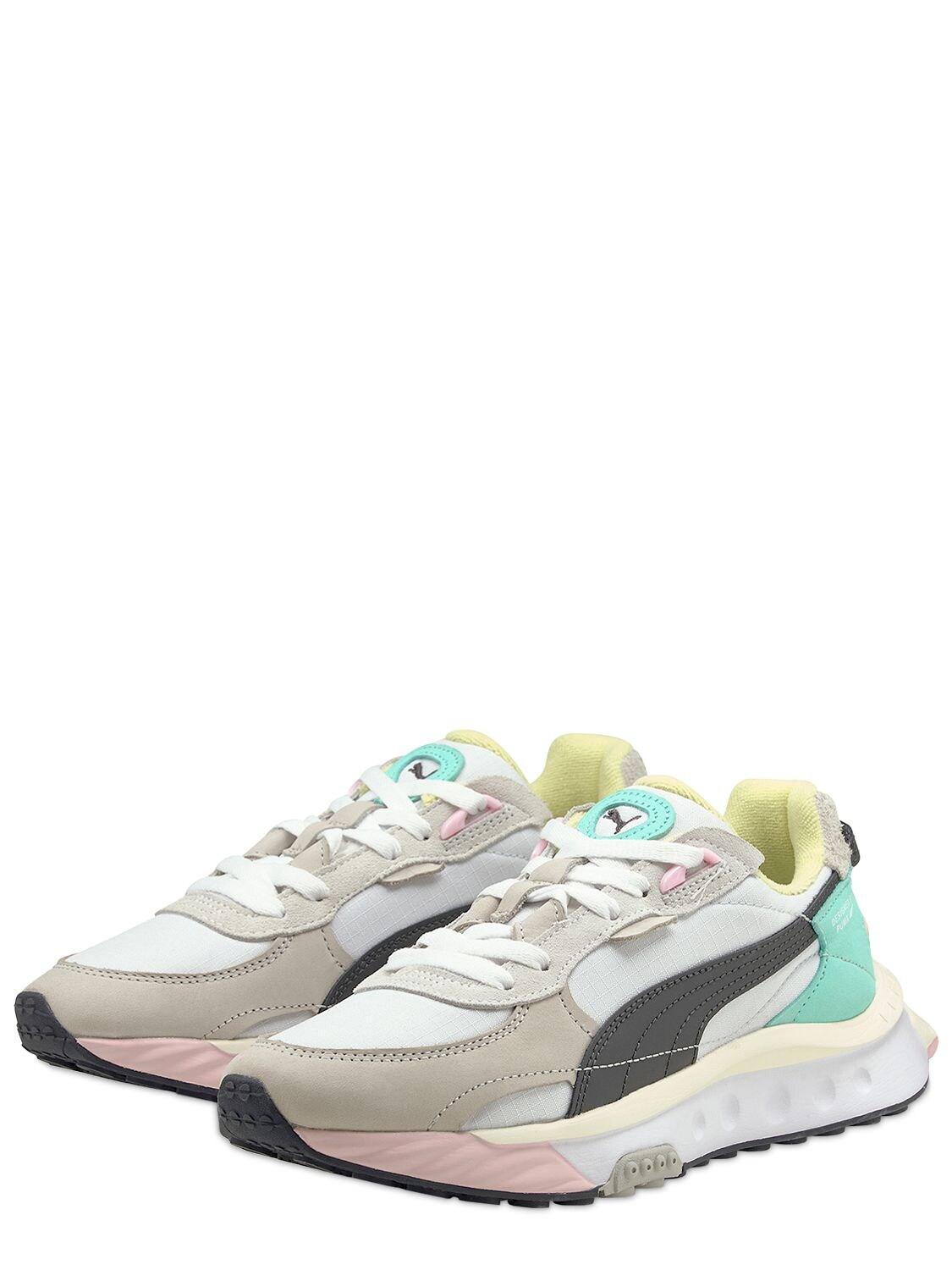 puma wild rider layers white stores
