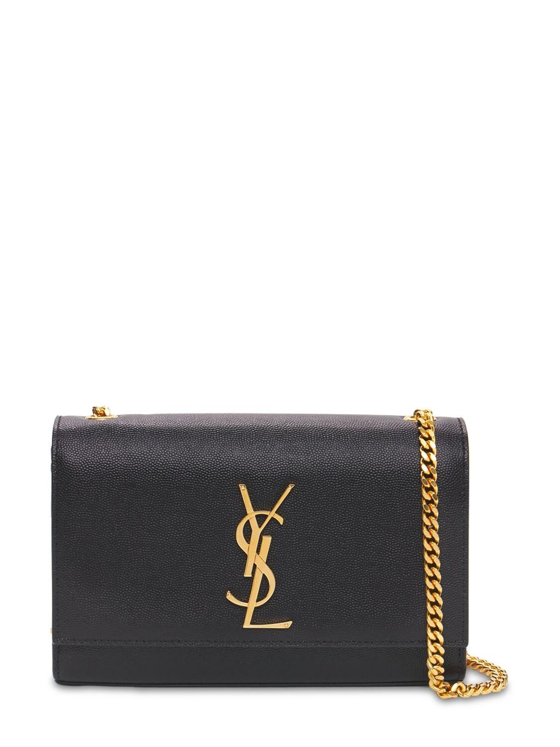 medium kate leather wallet on a chain