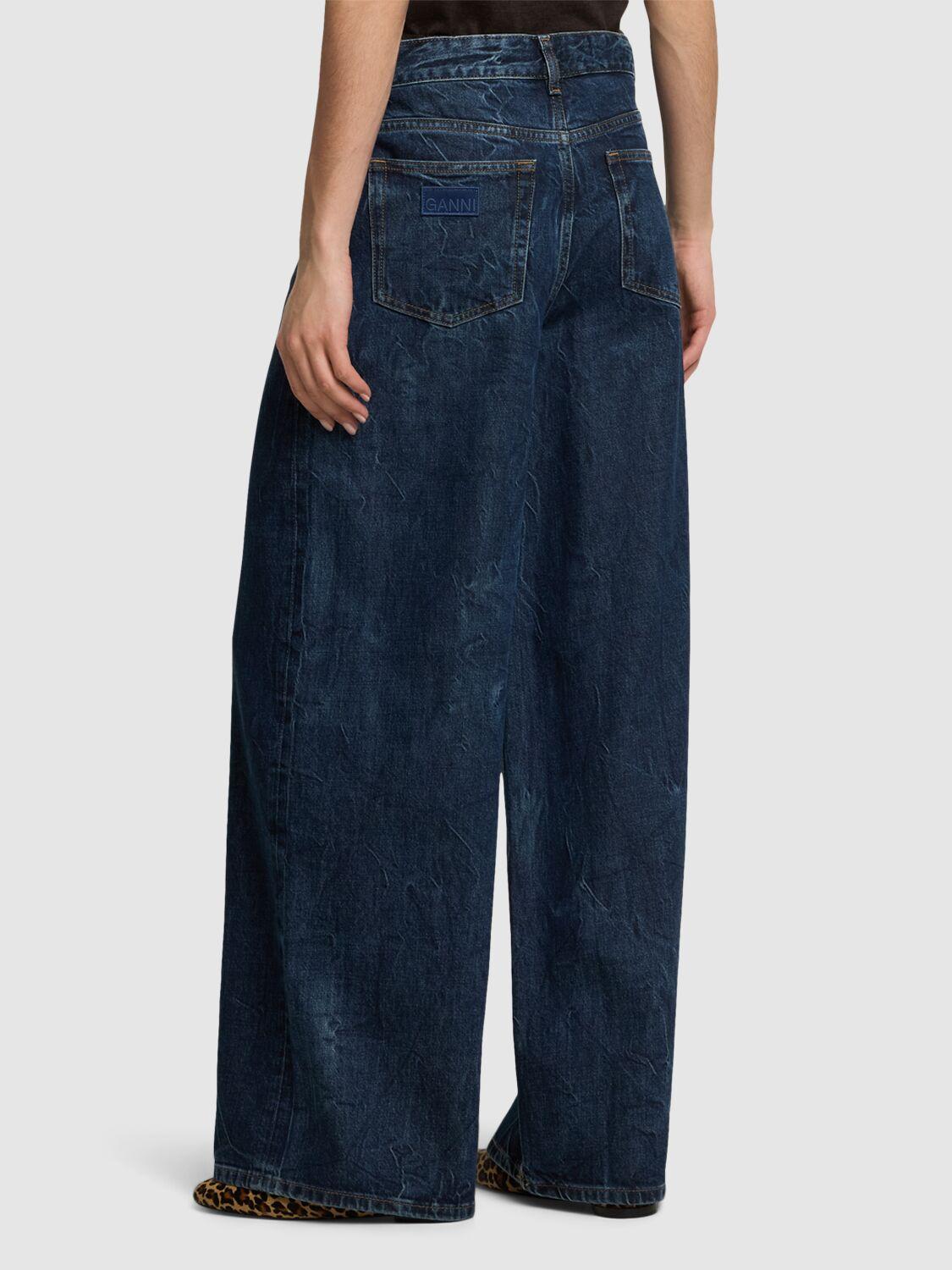 新作レディース*GANNI* ワイドレッグジーンズ デニム GANNI(ガニー)のLight Denim Wide Jeans通販 | mirabella