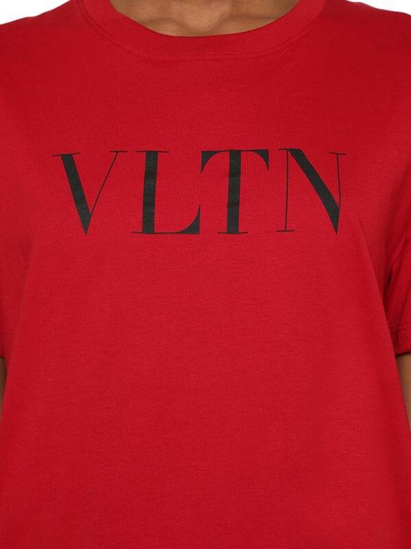 vltn red t shirt