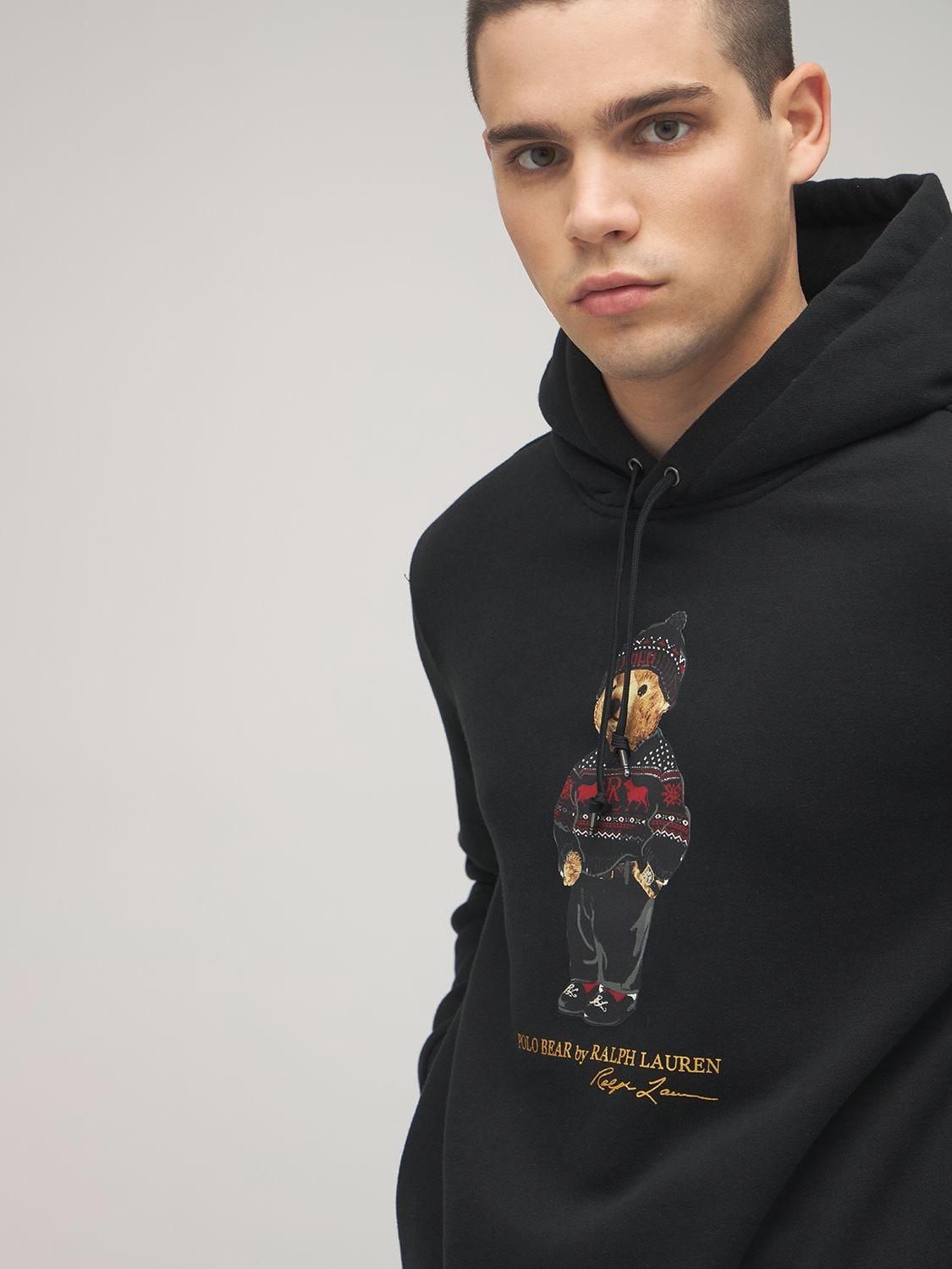 Polo Ralph Lauren Cotton Lunar New Year Bear Hoodie in Black for 