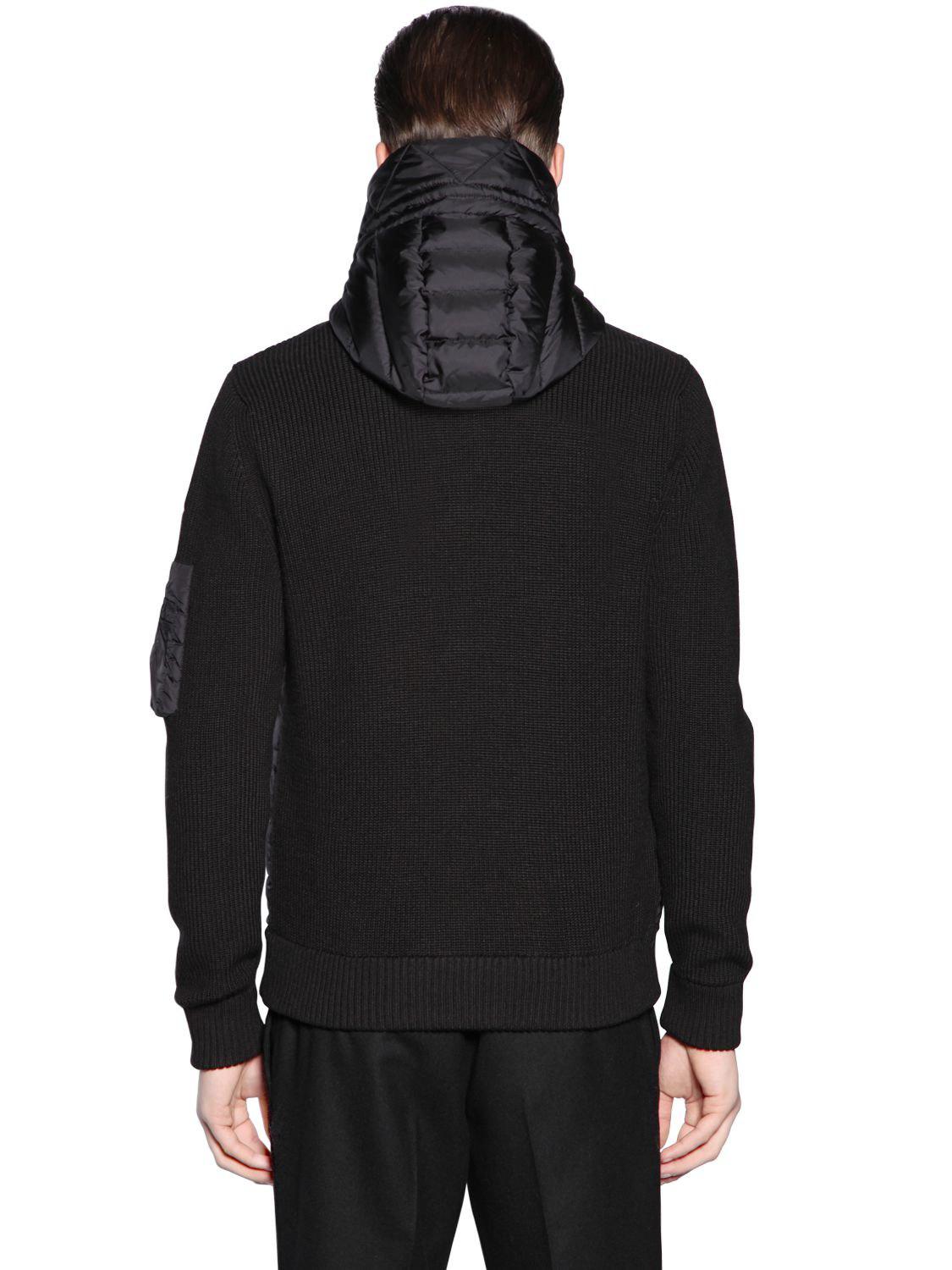 moncler wool down coat