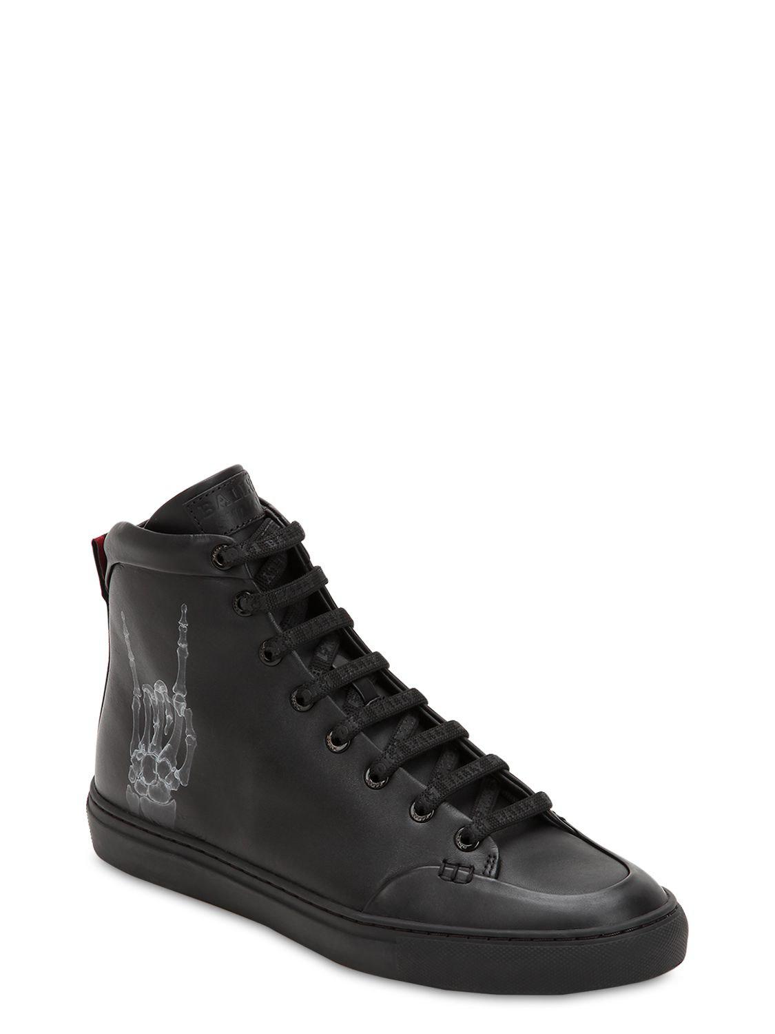 Bally Leather Shok-1 X Swizz Beatz Low Top Sneakers in Black for Men - Lyst