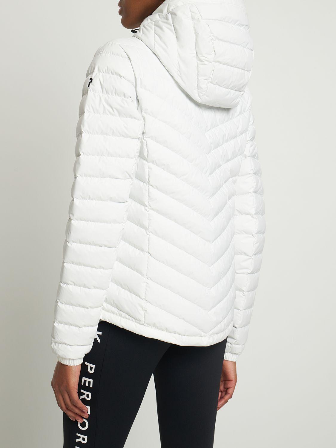 Peak Performance Frost Hooded Down Jacket in White | Lyst