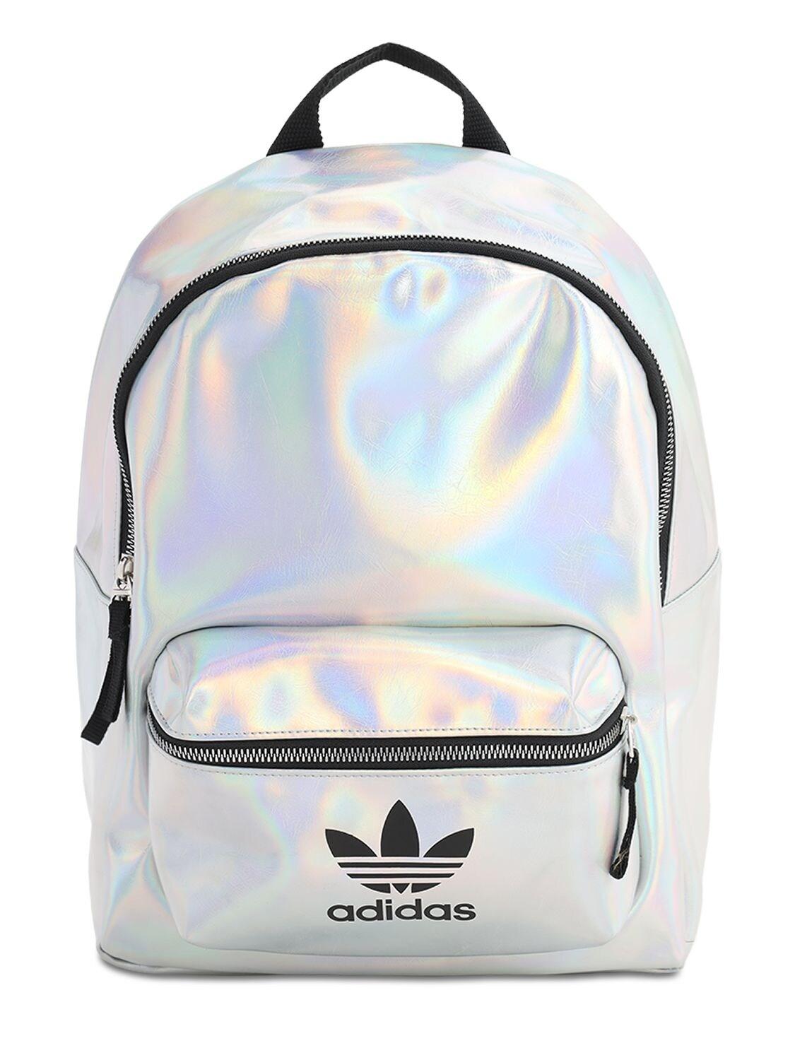 adidas National Mini Backpack - White / Halo Silver