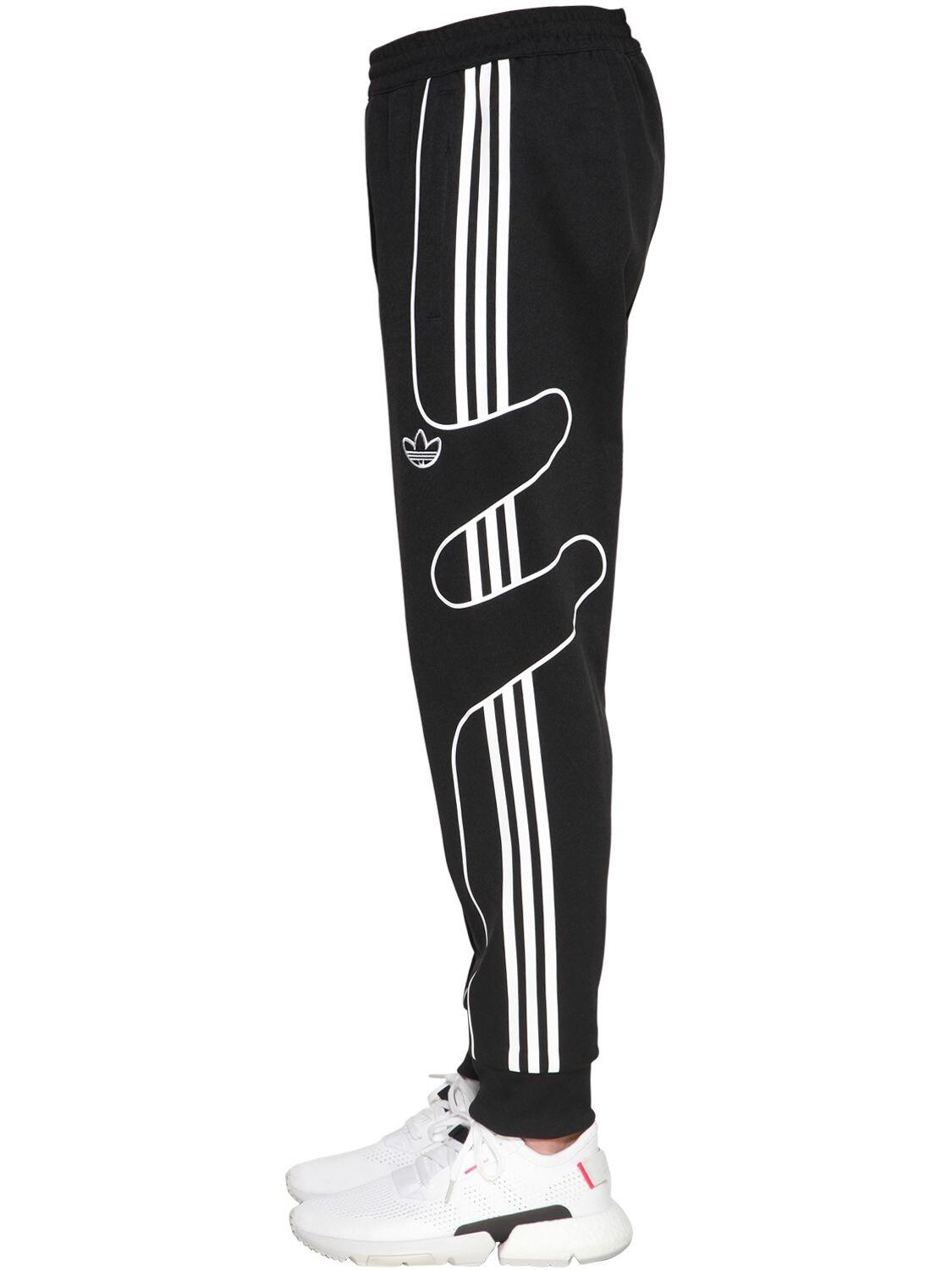 adidas Originals Fstrike Tp Jersey Trousers in Black for Men - Lyst