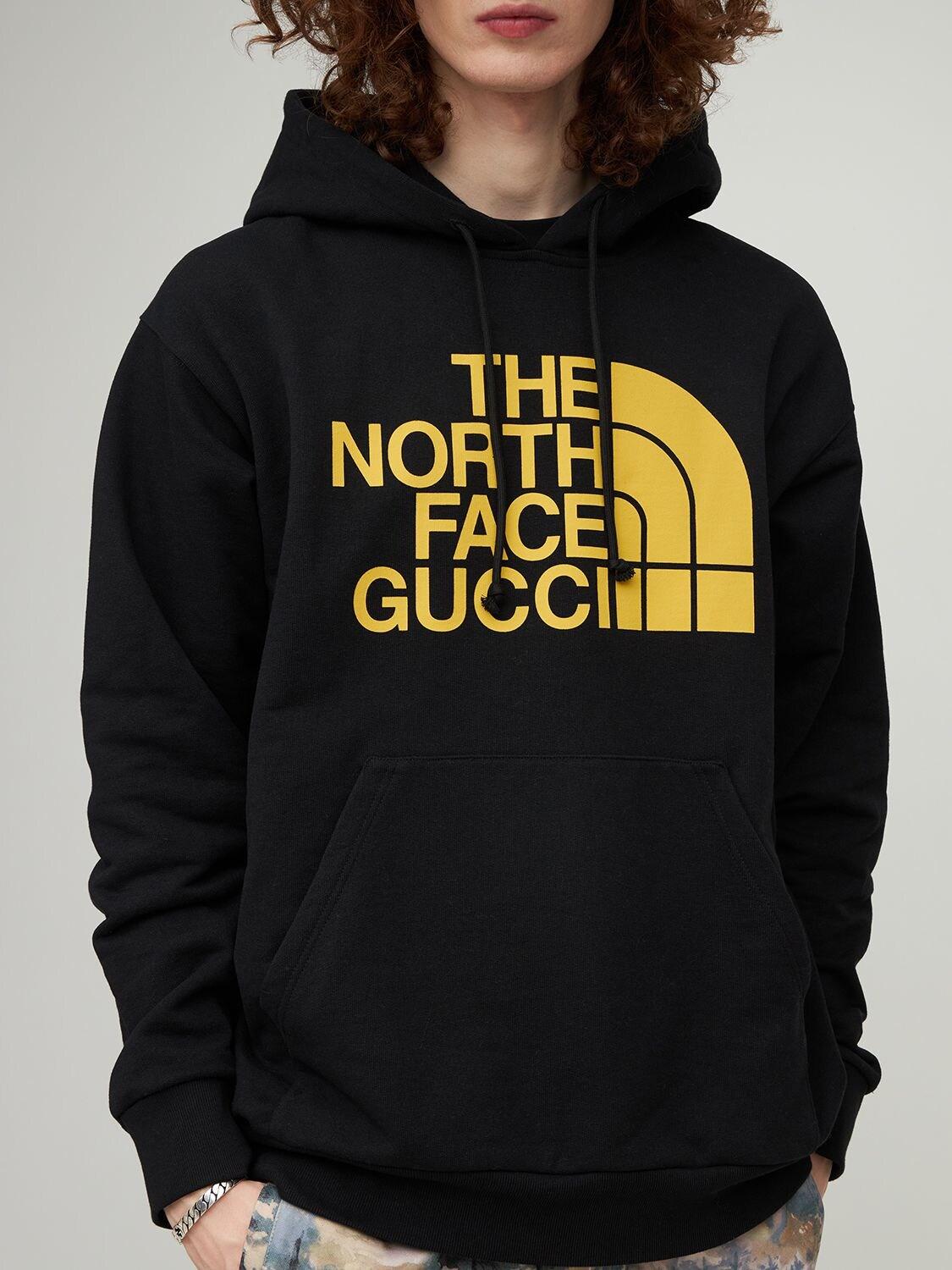 Gucci The North Face X Cotton Hoodie Black for Men | Lyst