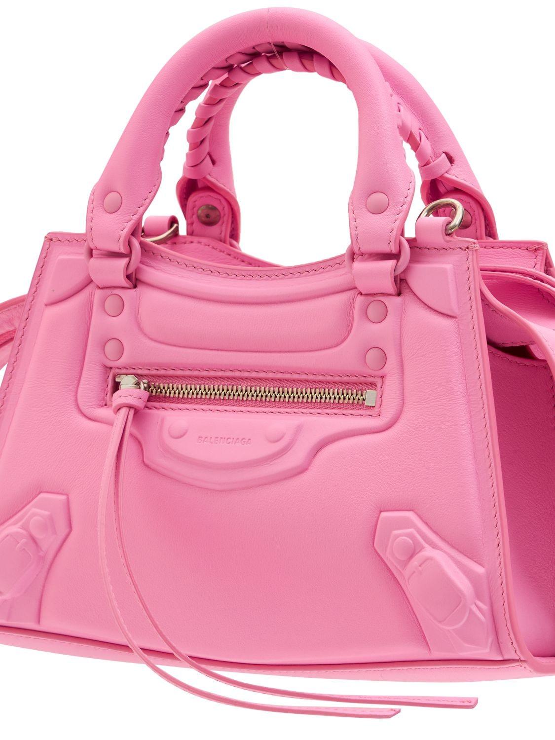 Neo classic leather handbag Balenciaga Pink in Leather - 30879645