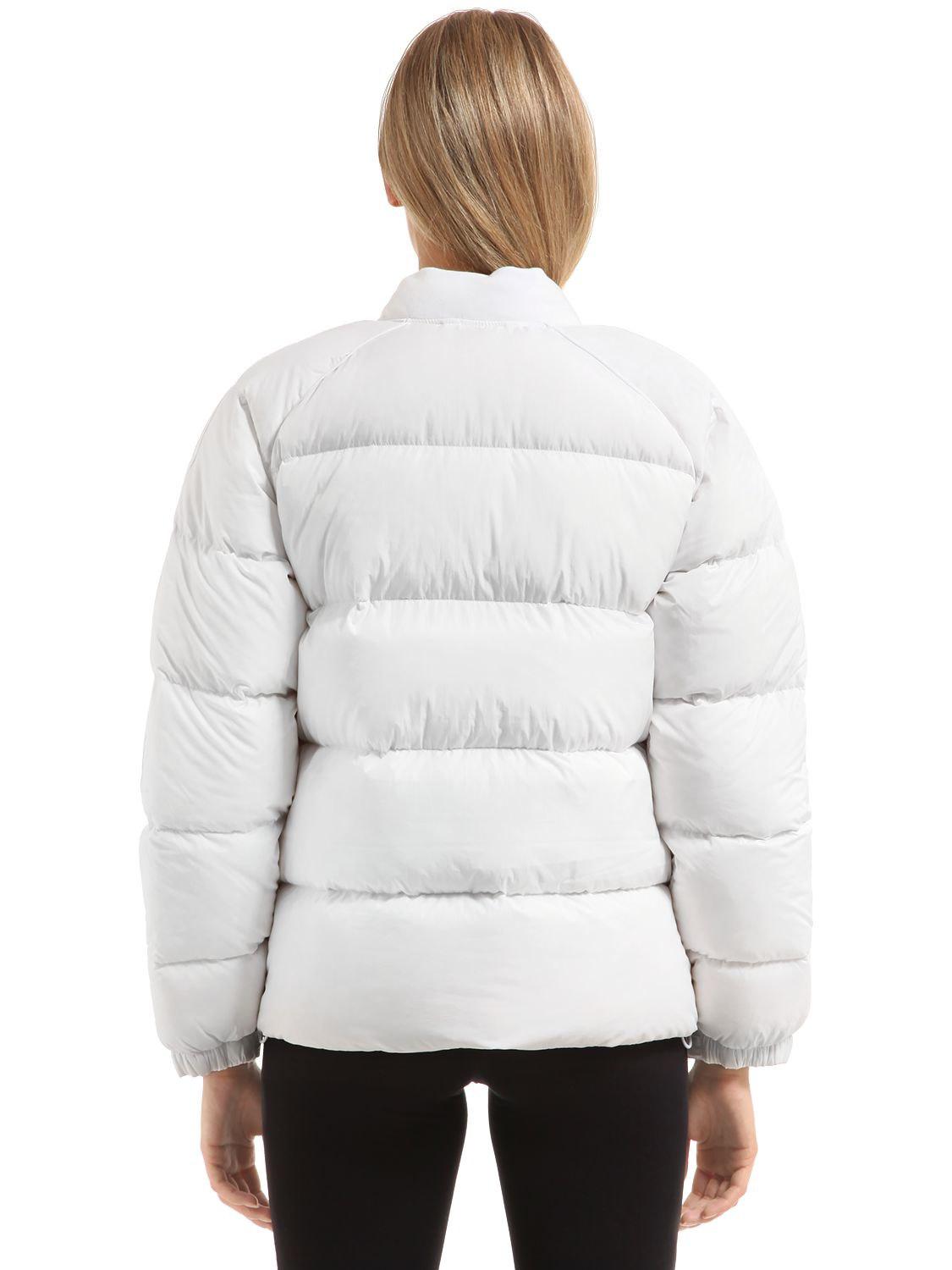 adidas Originals Synthetic Sst Nylon Down Jacket in White Lyst