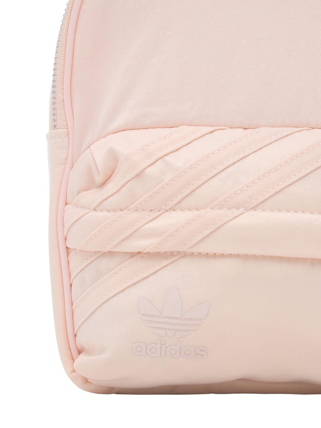 adidas pink leather backpack