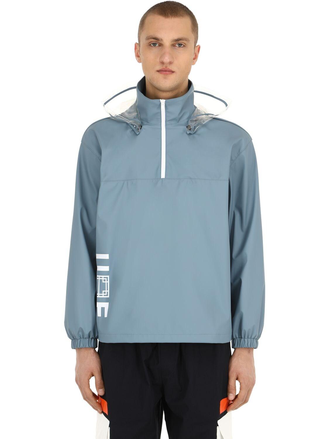 Iise Anorak Rain Jacket W/ Detachable Hood in Blue for Men Lyst