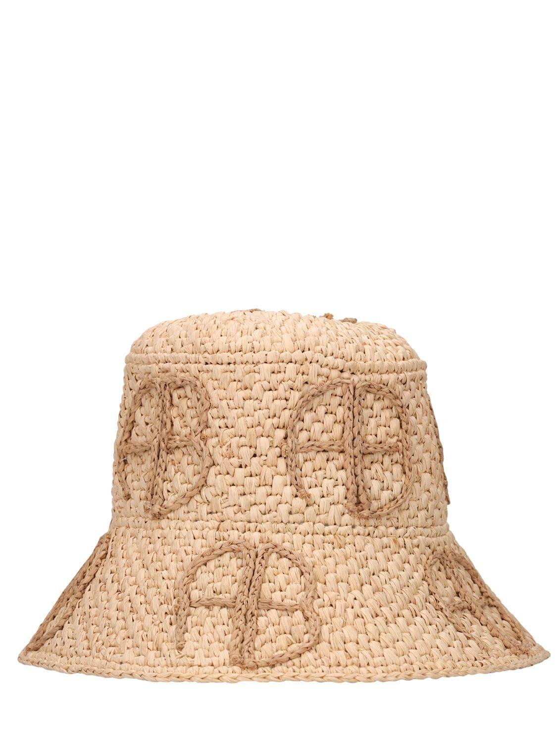 Anine Bing Ab Cabana Bucket Hat in Natural | Lyst