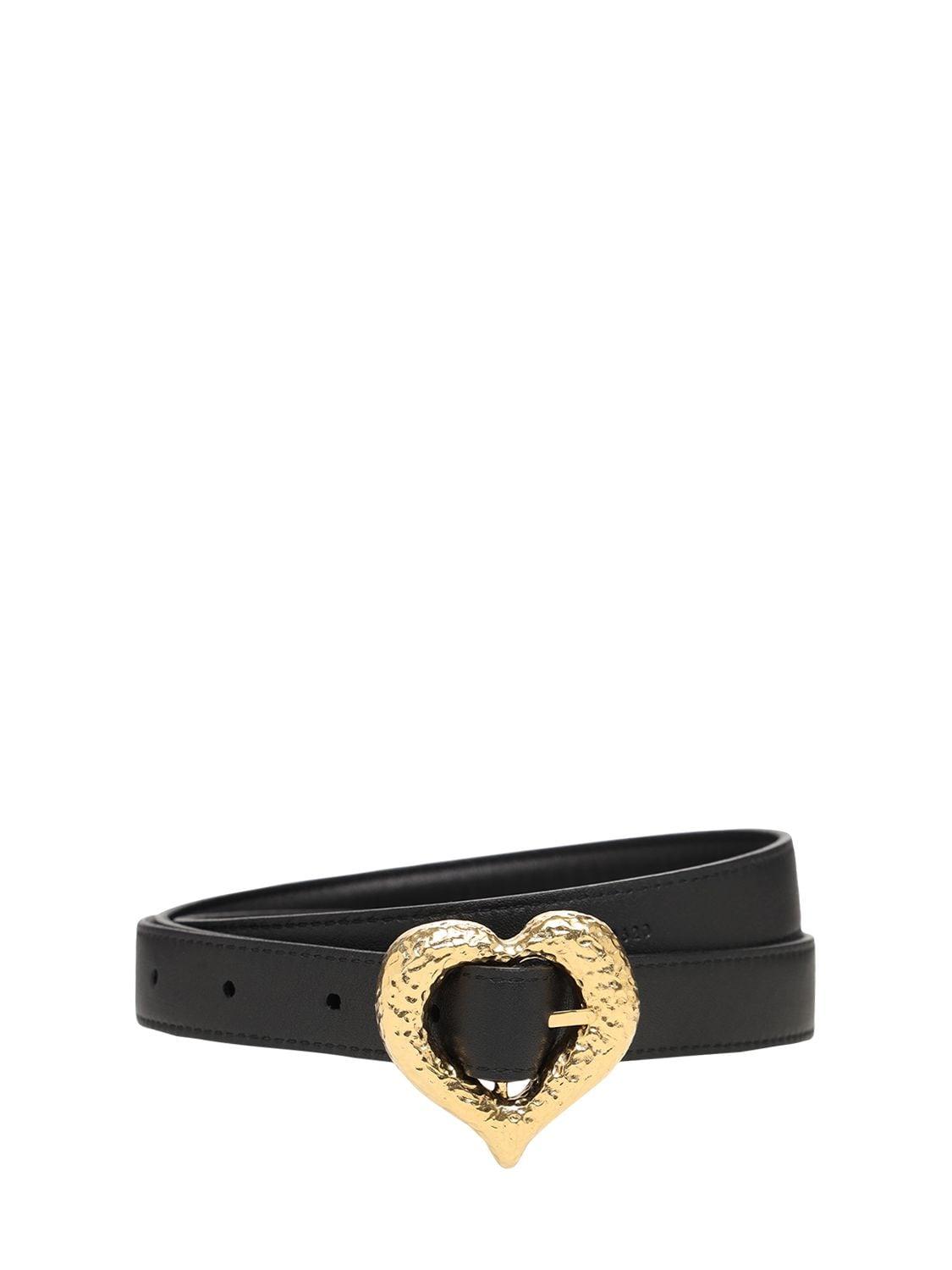2cm Ysl Buckle Leather Belt