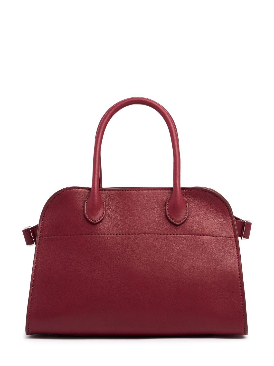 The Row Soft Margaux 10 サドルレザーバッグ レッド | Lyst The Row Soft Margaux 10 サドルレザーバッグ レッド | Lyst