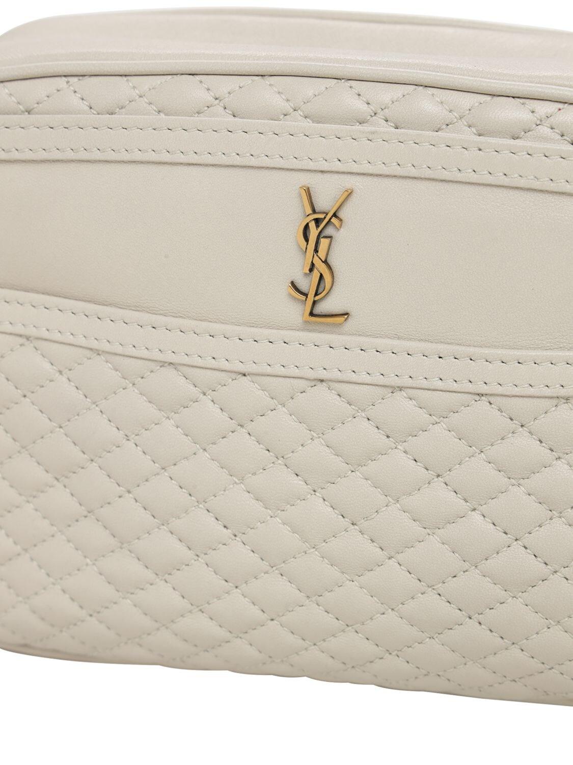 Saint Laurent Victoire Quilted Leather Camera Bag | Lyst