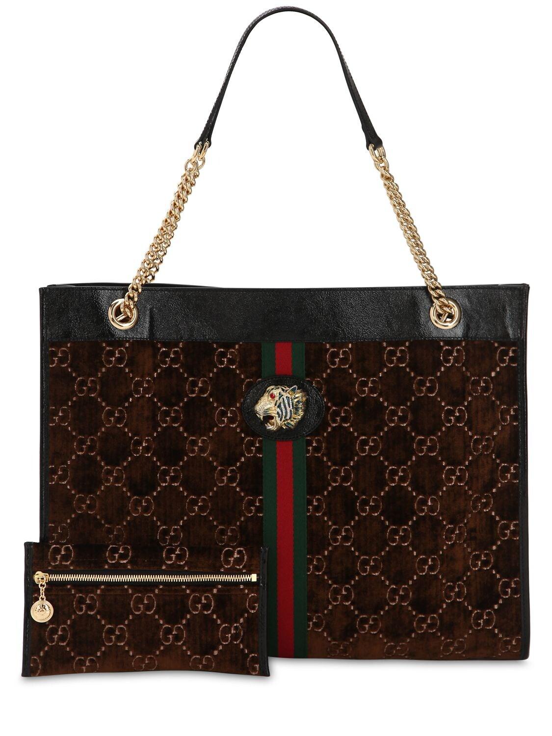 Gucci // Black Leather Rajah Tote Bag – VSP Consignment