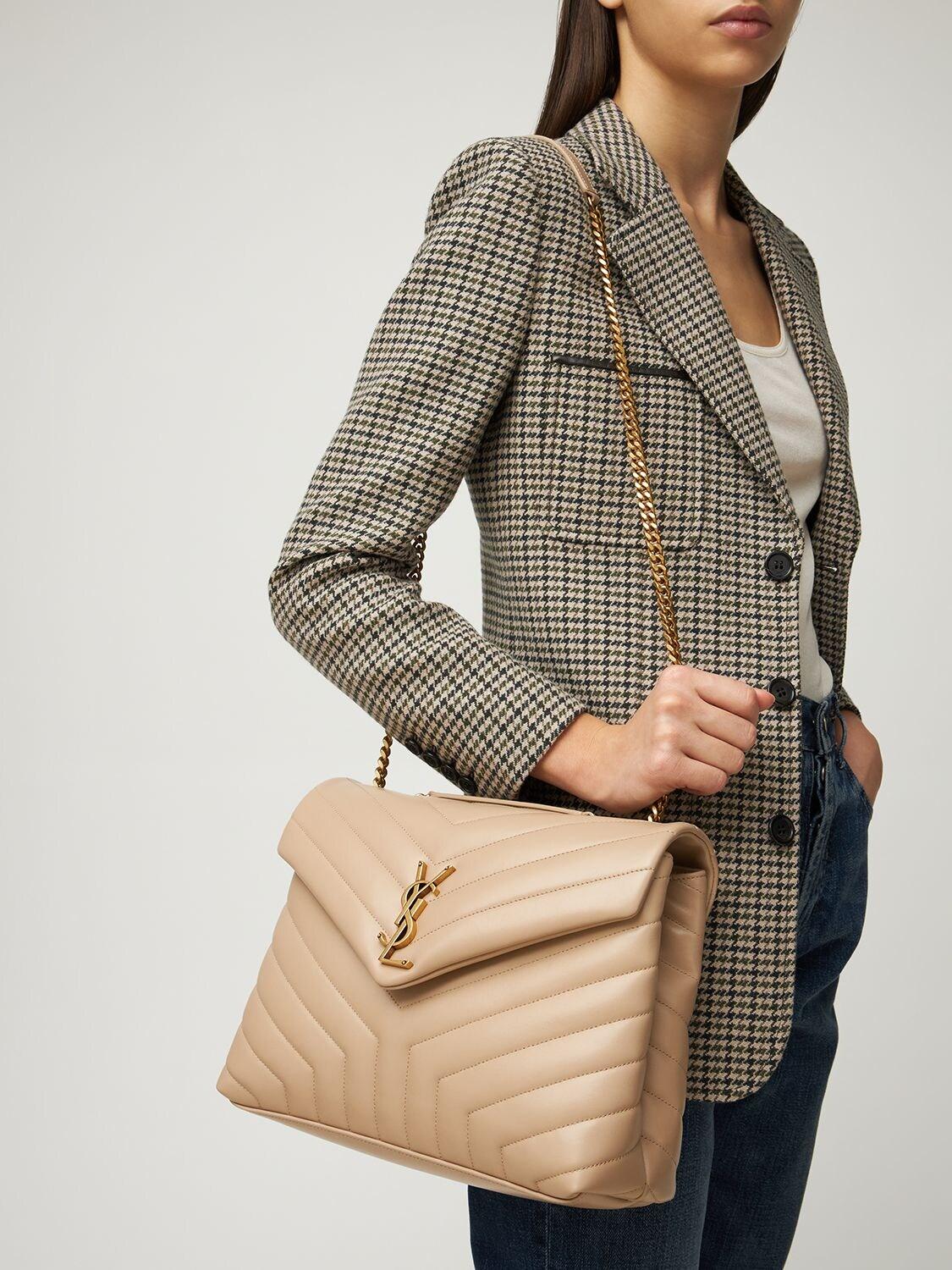 saint laurent loulou dark beige