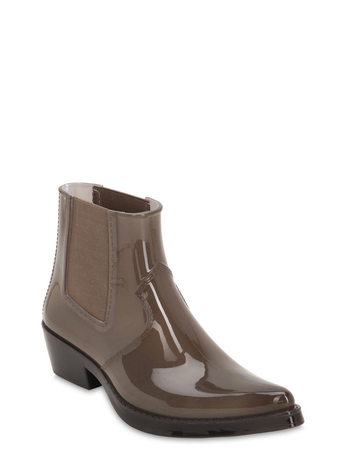 calvin klein rubber boots