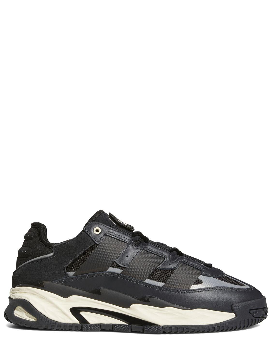 adidas Originals Synthetic Niteball Sneakers in Black for Men | Lyst ...