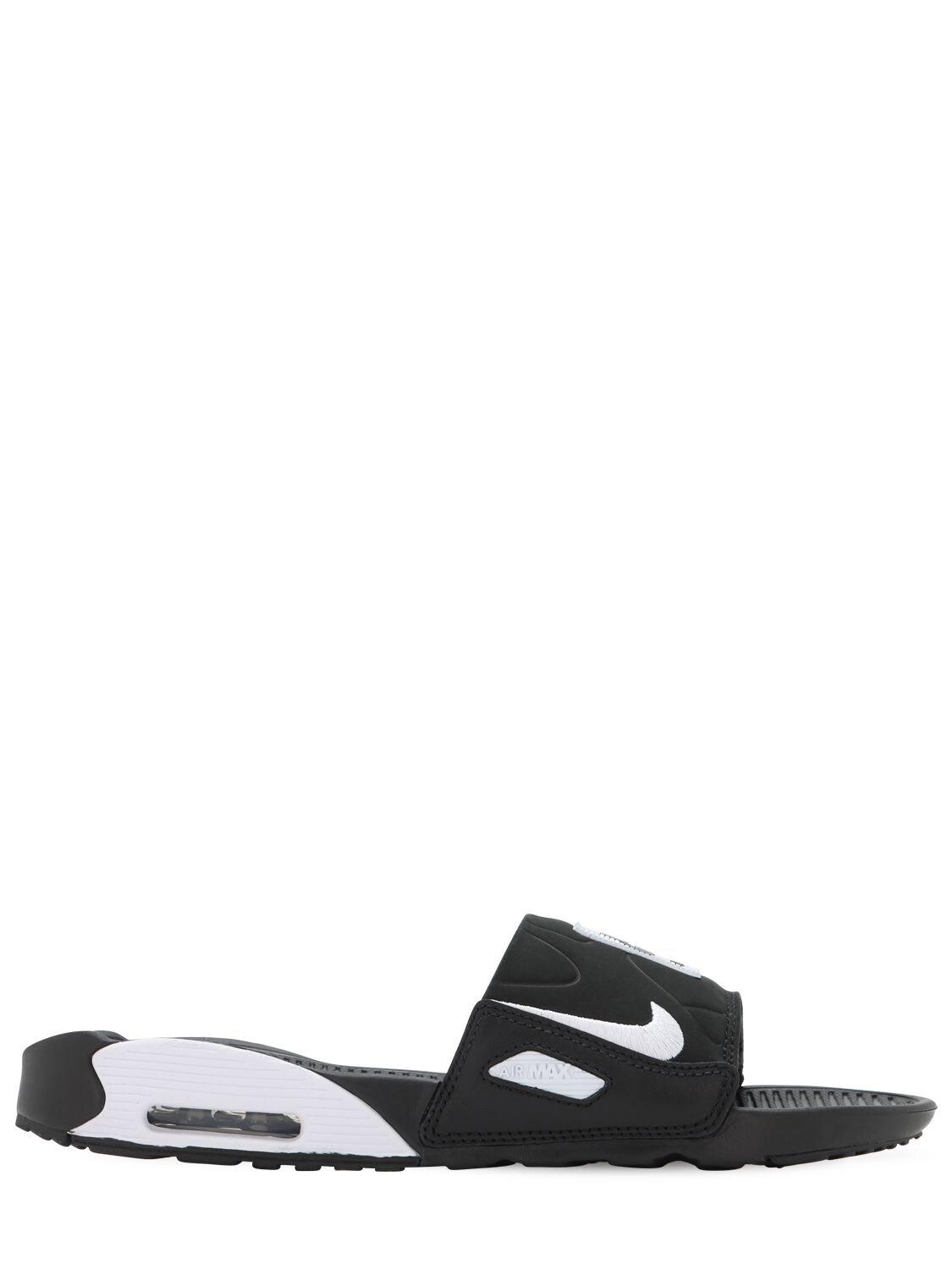 Nike Air Max 90 Slide in Black for Men | Lyst