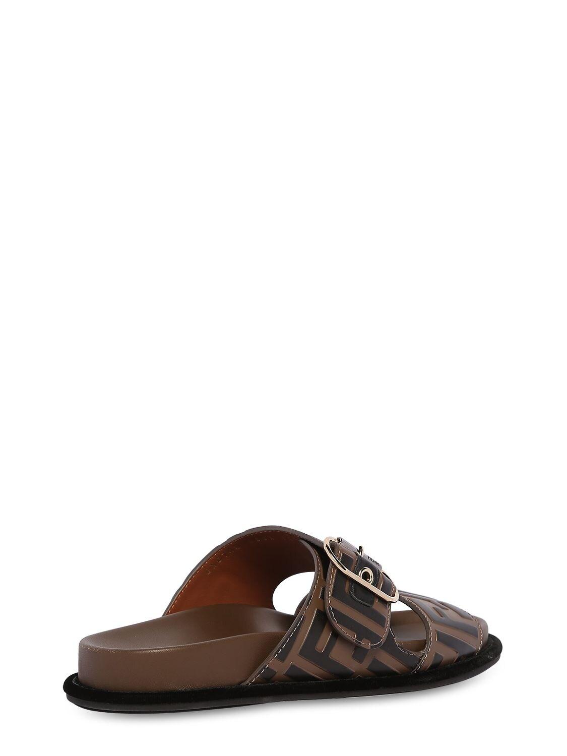fendi brown sandals