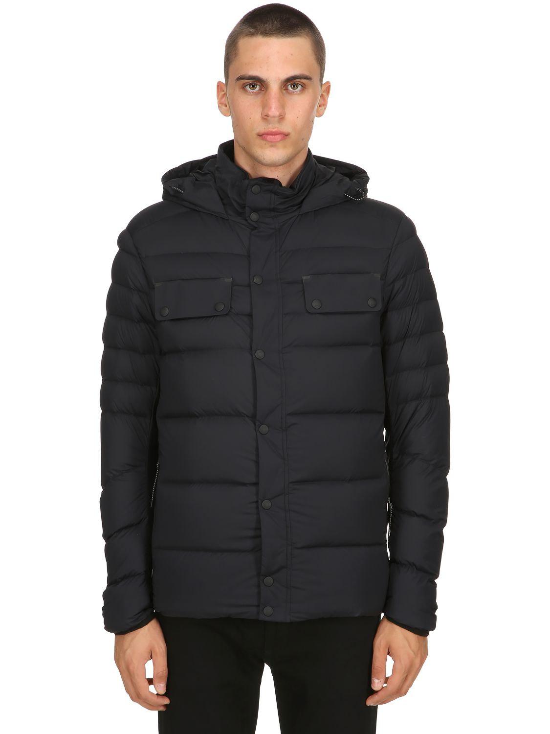 Belstaff Synthetic Atlas Quilted Jacket in Black for Men - Lyst
